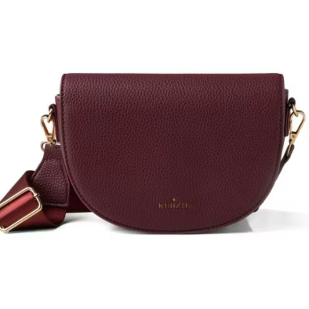 Kedzie Burgundy Crossbody Bag